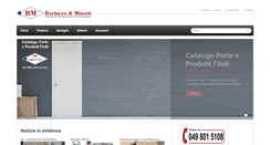 Desktop Screenshot of barbierominotti.it
